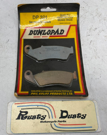 Dunlopad Motorcycle Brake Pads DP321 93-94 KLX Kawasaki