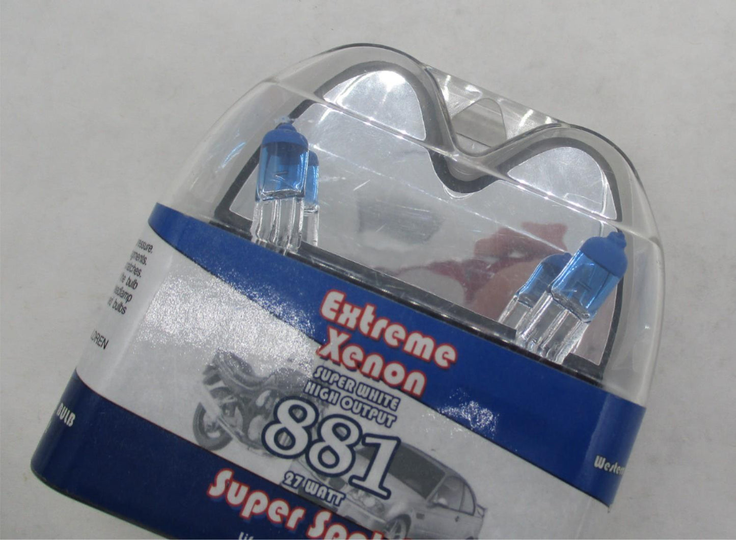 Pair of Extreme Xenon 881 Super Spots Long Life Bulb 27 Watts WIX-44056
