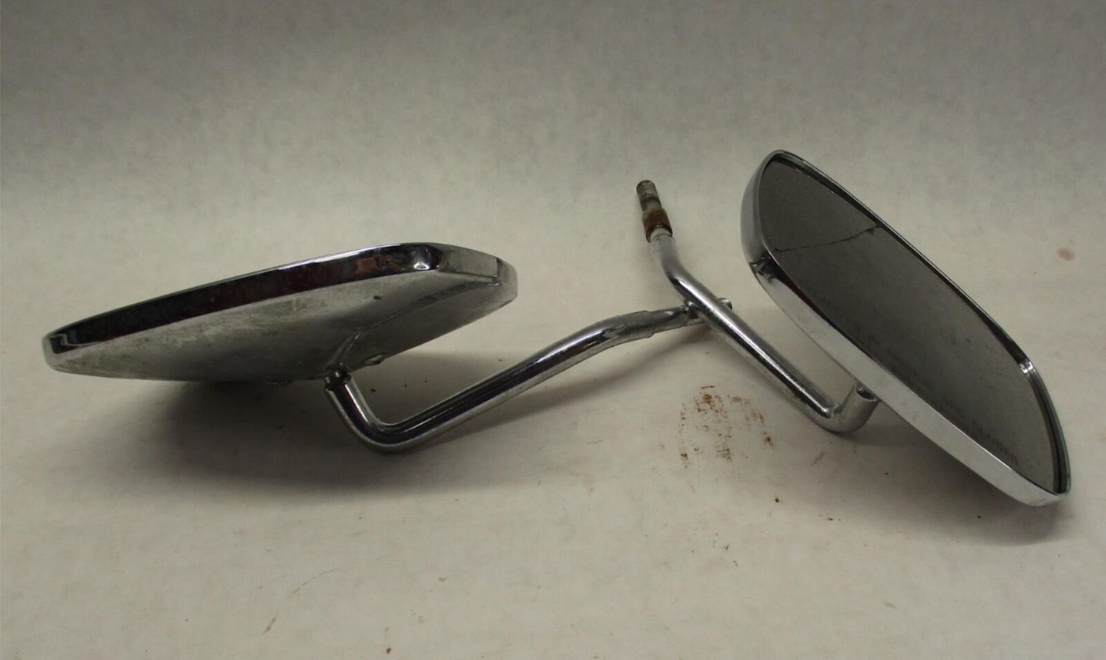 OEM Genuine Harley-Davidson Short Stem Chrome Mirrors Left Right