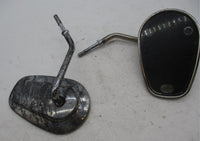 Harley Davidson Pair of Genuine Short Stem Teardrop Mirrors