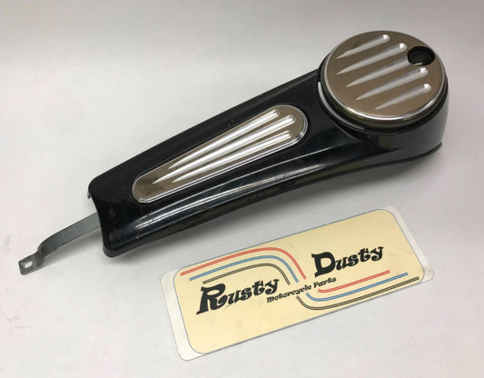 Harley Davidson 69214-08 Black Gas Tank Console Dash Arlen Ness Inserts Custom