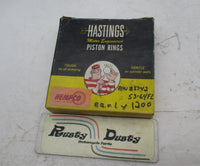 Harley Davidson NOS Hastings 1953-1964 FL Piston Rings 0.030 Set 8-5193