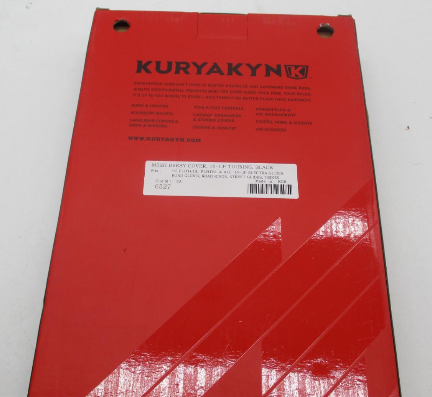 Harley Davidson Kuryakyn Mesh Derby Cover 16-Up Touring Black 6527