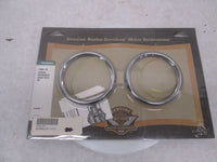 Harley Davidson Genuine NOS Chrome Touring Instrument Gauge Bezel Kit 74560-96