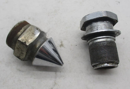 Lot of 2 mismatched Harley Davidson Chopper Top Cap Fork Tube Caps