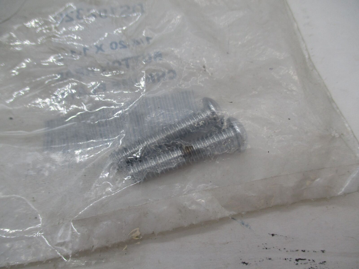 Lot of 2 Harley Drag Specialties Chrome Button Head Cap Bolts DS192320