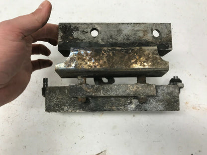 VINTAGE HARLEY SHOVELHEAD IRONHEAD CAST BLACK FRONT OIL COOLER  LOCKHART STYLE