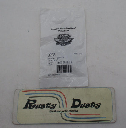 Harley Davidson Pack of 2 Genuine NOS Socket Head Cap Screws 3268