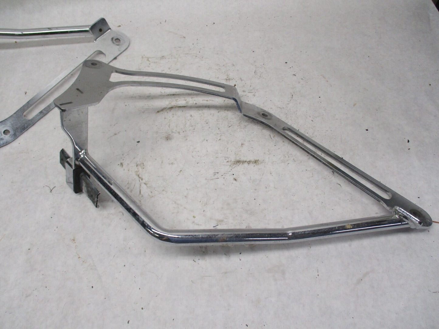 Harley Davidson Chrome Fender Strut Saddlebag Mounting Brackets