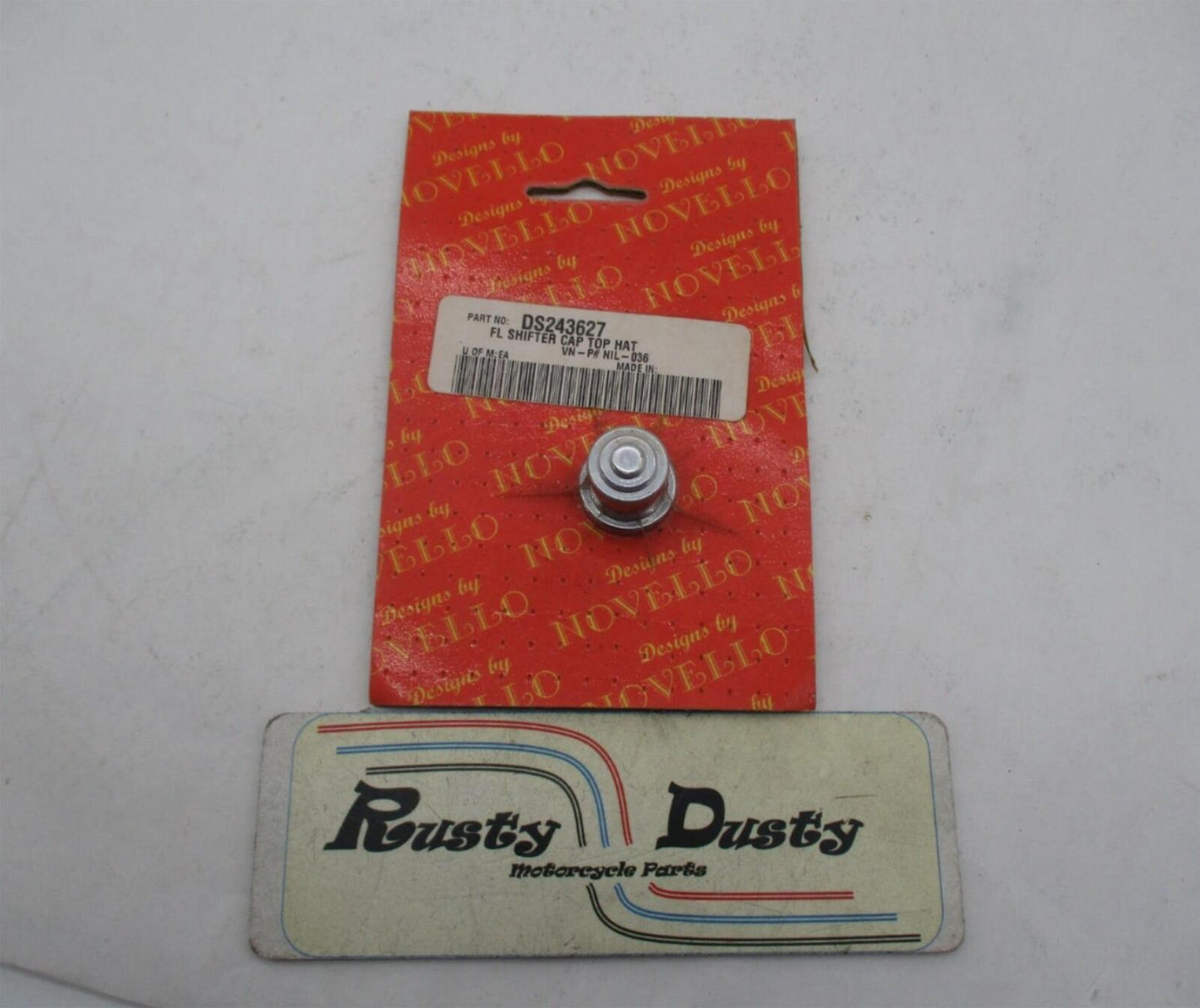 Novello Harley Davidson FL Chrome Shifter Cap Top Hat DS243627 NIL-036