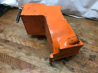 Harley-Davidson Custom L Shaped Orange Oil Tank Good Condition