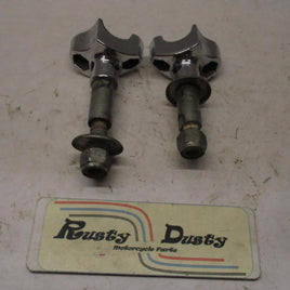 Harley Davidson Chrome Handlebar Bar Risers 2" and Hardware