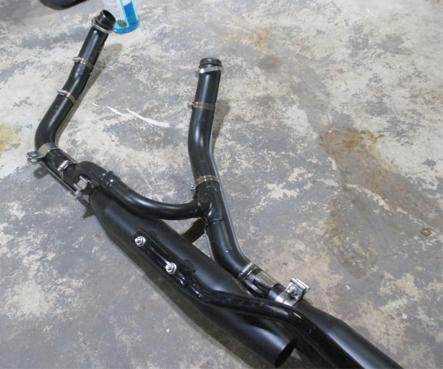 Harley Davidson FXS Blackline Softail Stock Black Exhaust System 65953-01 #2