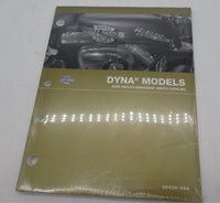 Harley Davidson Official Factory 2009 Dyna Models Parts Catalog 99439-09A