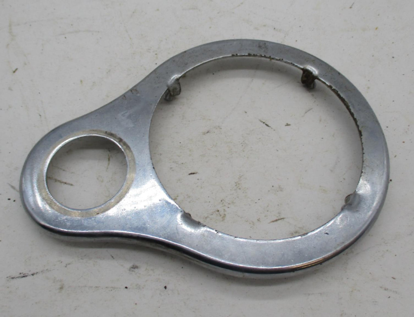 Vintage Motorcycle CZ Montessa Ducati Guzzi Single Gauge Mounting Bracket 3.5"