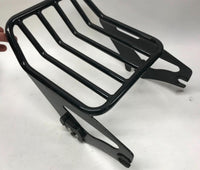 Harley Touring Quick Release Luggage Rack ElectraGlide RoadKing Black OEM