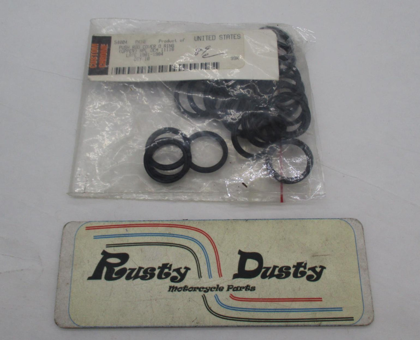 Lot of 31 Custom Chrome Harley Davidson Push Rod Cove O-Rings 54004 11118