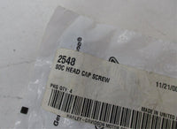 Harley Davidson Lot of 5 Genuine NOS Hex Socket Flat Head Screws 2548