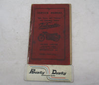 Original Velocette Viper Venom MSS Clubman & Scrambler Service Manual Book