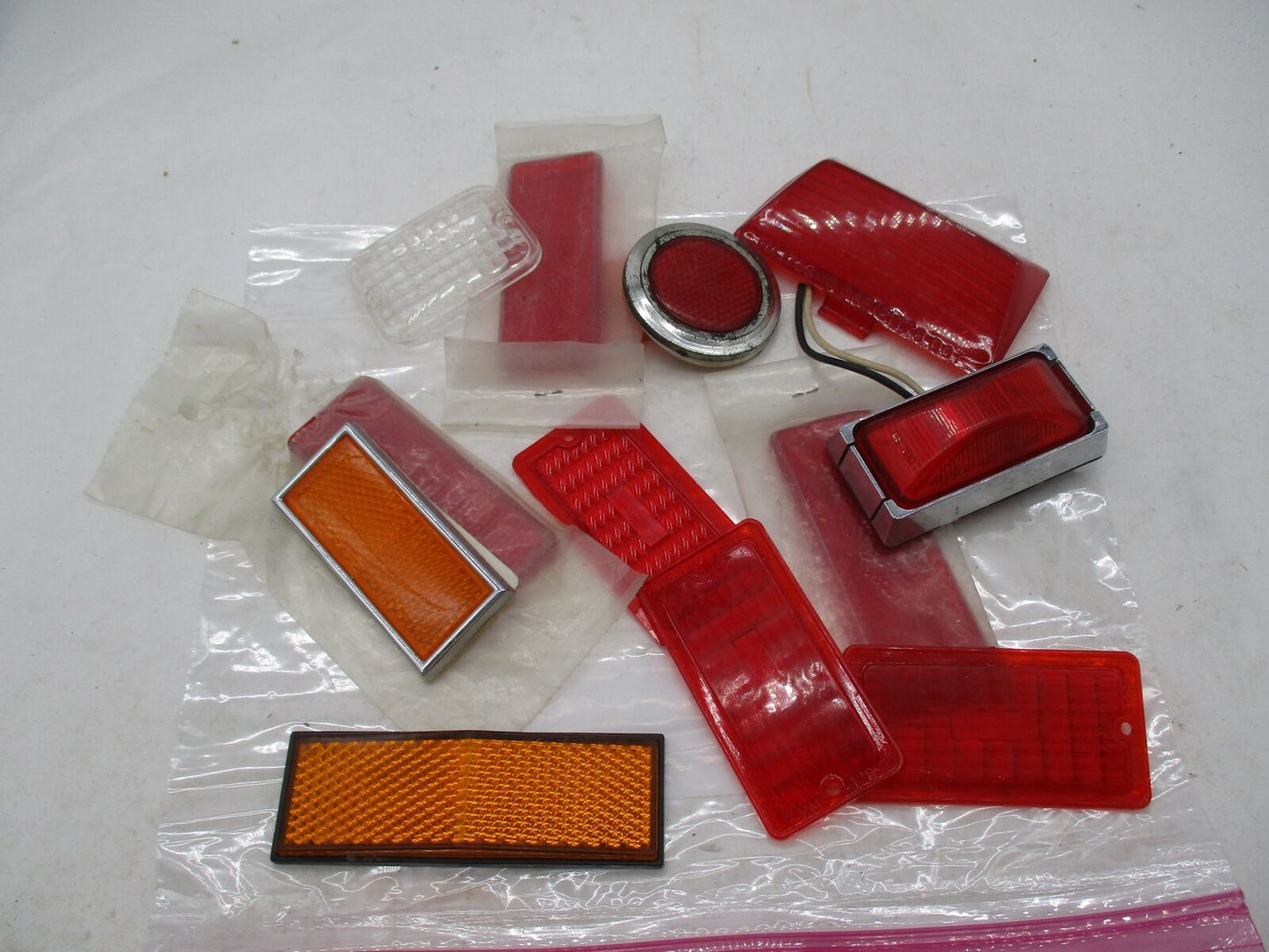 Mixed Lot of Random (Mostly Honda) Tail Light, Reflectors & Marker Lenses