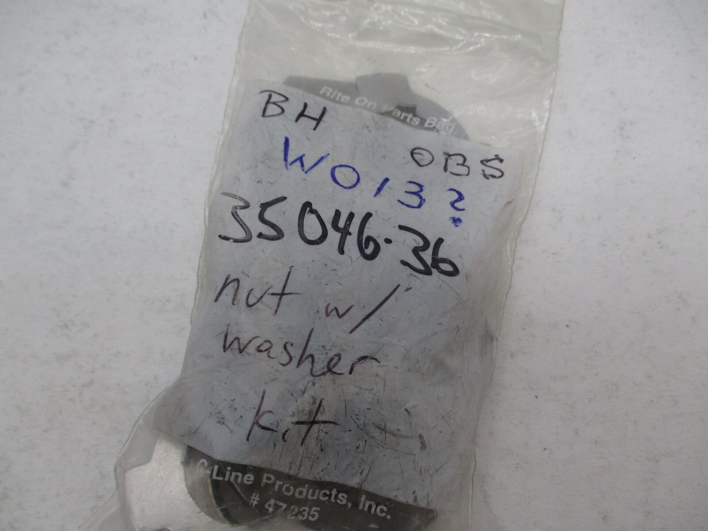 Lot of 5 Harley Davidson Genuine NOS Mainshaft Nut and Washer 35046-36