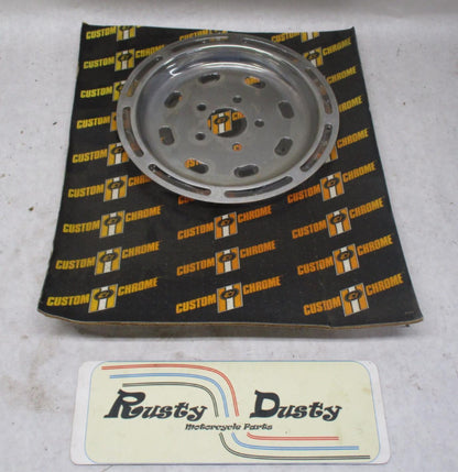 Harley Davidson Custom Chrome NOS Pulley Insert Cover 78-086 40284-90