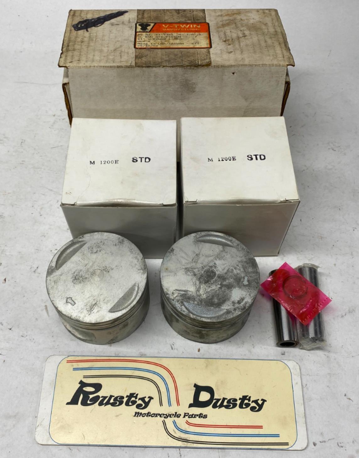 Pair of Harley Davidson XL EVO Standard Piston Kit V-Twin 11-9761