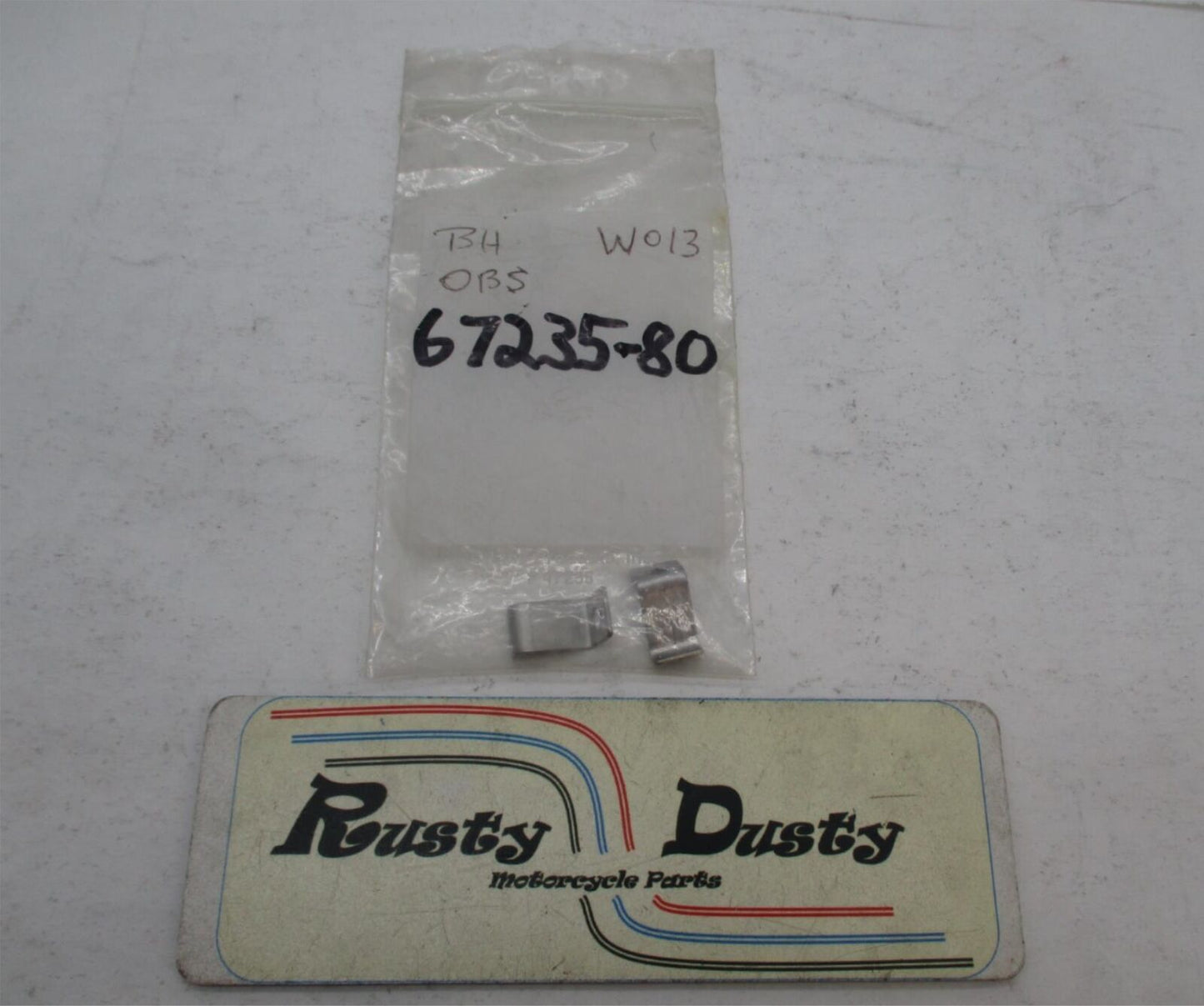Lot of 2 Harley Davidson Genuine NOS Mounting Clips 67235-80