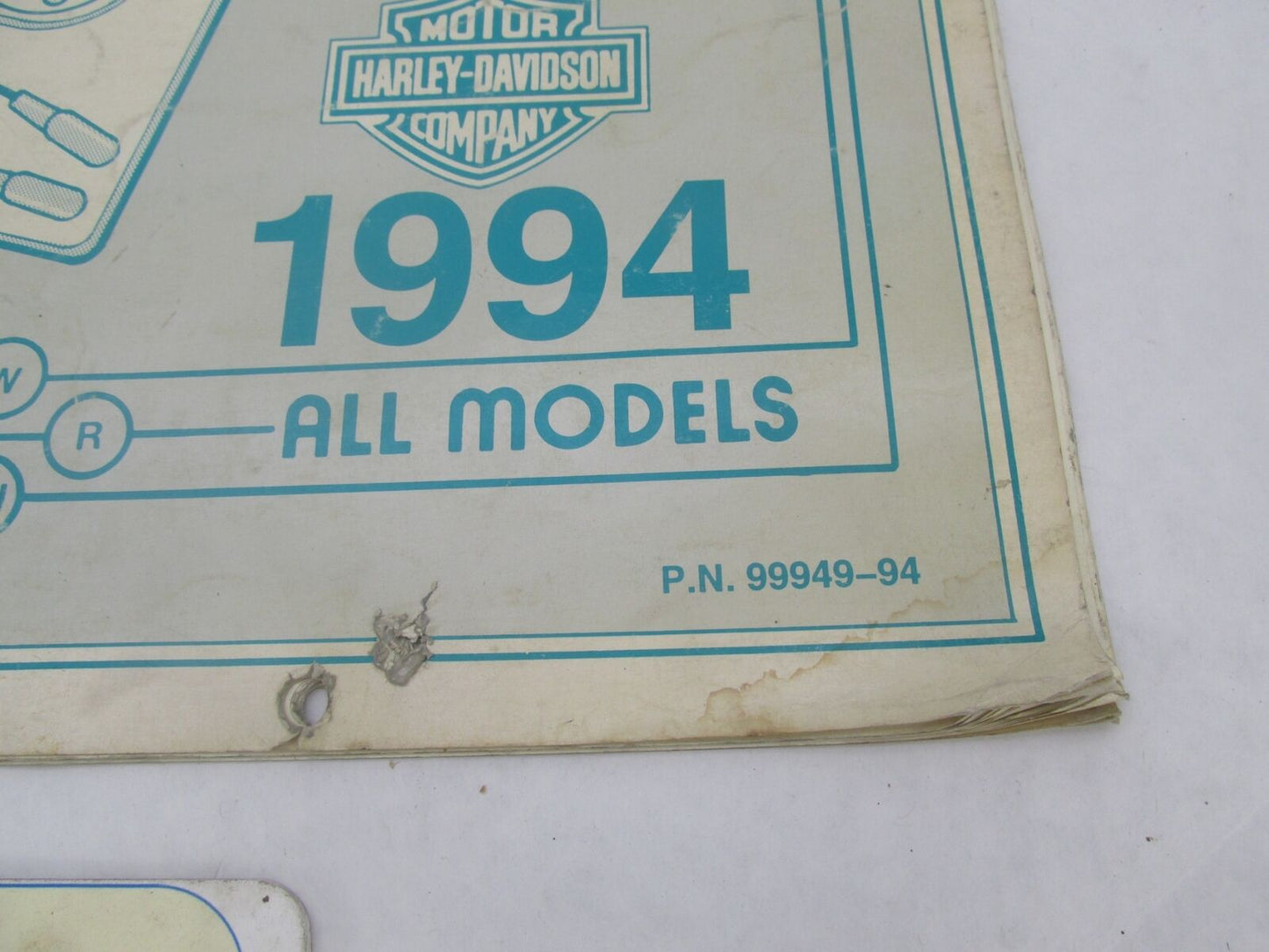 Harley Davidson Official Factory 1994 All Models Wiring Diagrams 99949-94