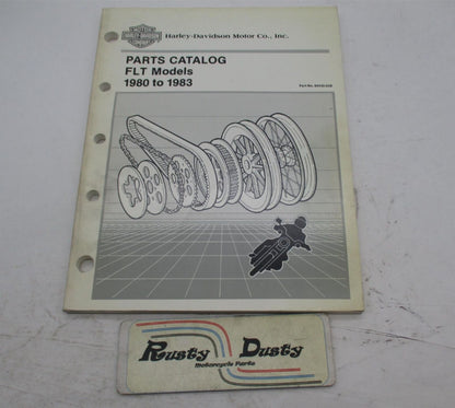 Harley Davidson Genuine Official Factory 1980 - 1983 FLT Parts Catalog 99438-83B