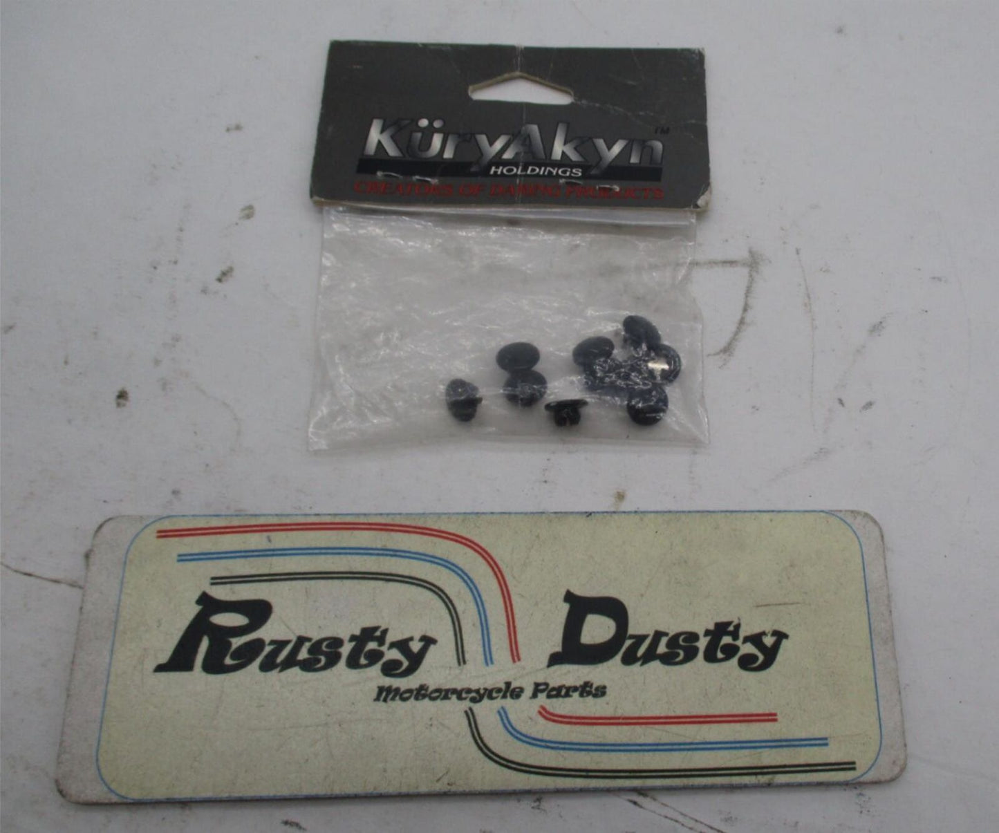 Lot of 10 Kuryakyn Harley Davidson Black End Plug Allen Bolt 8111