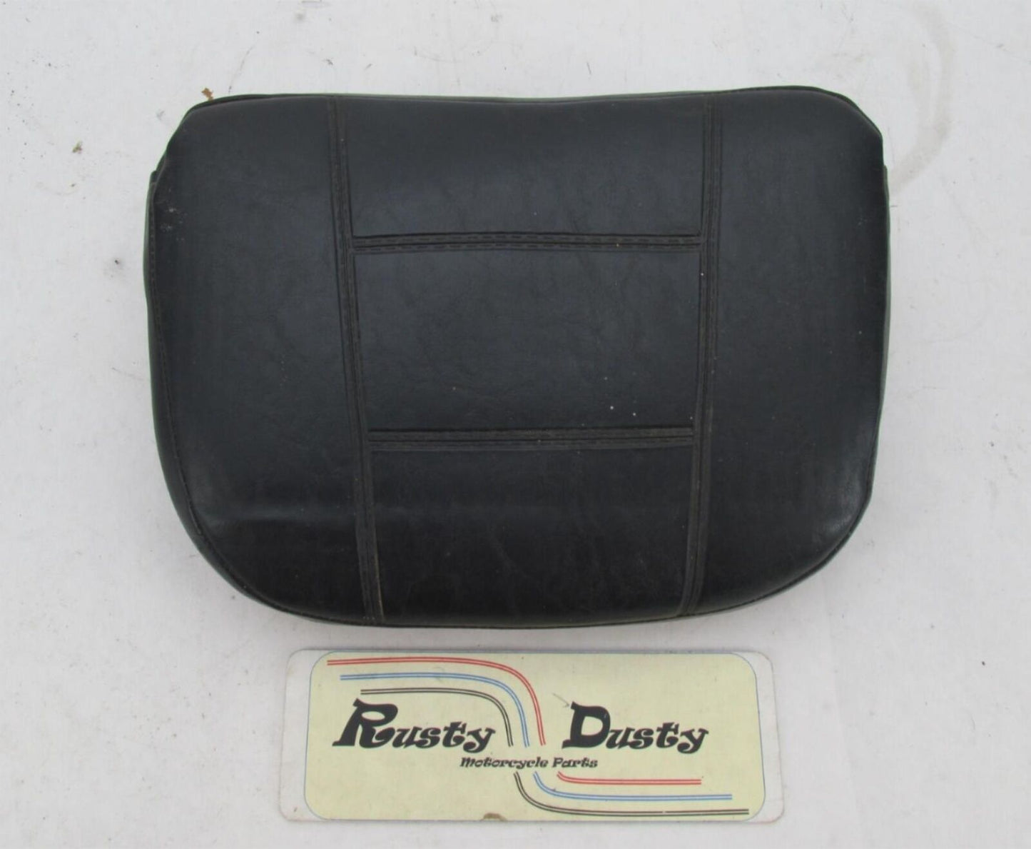 Vintage Honda Goldwing GL Black Backrest Pad 13" X 10"