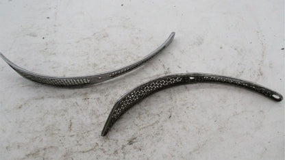 Pair of BSA Triumph Air Scoops Gauze Leading Shoe Brake Plate 37-3444