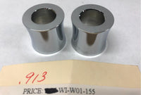 Wimmer Chrome Spacers W01-155 .913 Harley Chrome