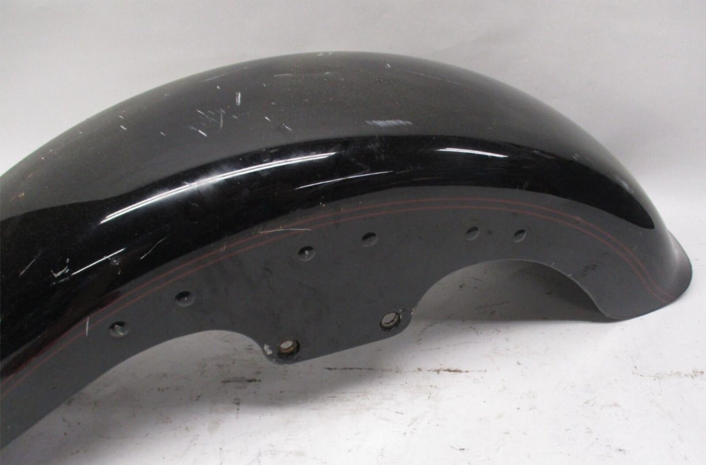 Harley-Davidson Fatboy Softail Front Black Fender Red Pin Stripe