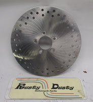 Harley 3/16" Thick 11-3/8" Diameter Drilled Brake Rotor