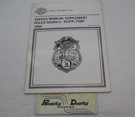 Harley Davidson 1994 FLHTP, FXRP Police Service Manual Supplement 99483-94SP