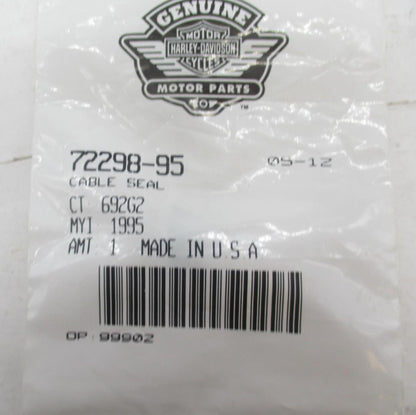 Harley-Davidson Genuine NOS Cable Seal 72298-95