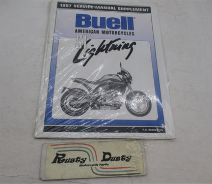 Harley Davidson Buell Official NOS 1997 S1 Lightning Service Manual 99490-97Y