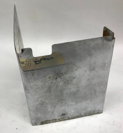 Harley Chrome Vintage Battery Tray Side Cover Smooth Shovelhead