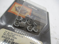 Pack of 10 Harley Genuine NOS 1/4" Allen Hole Plugs Pewter w/ Logo 94528-95