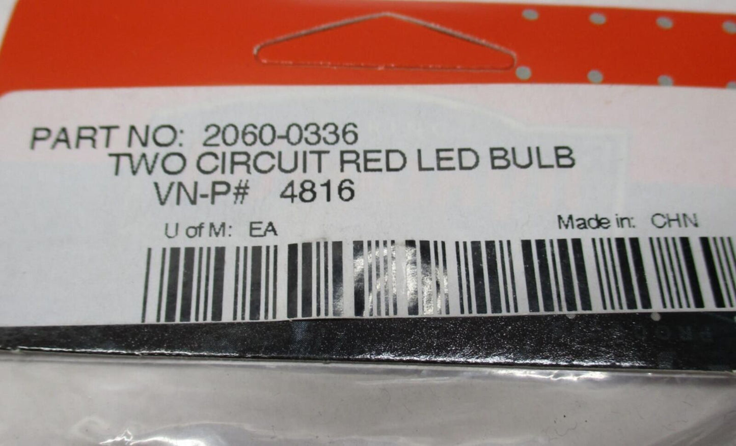 Kuryakyn 4816 Two Circuit Red Led Turn Signal Bulb Light Harley