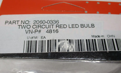 Kuryakyn 4816 Two Circuit Red Led Turn Signal Bulb Light Harley
