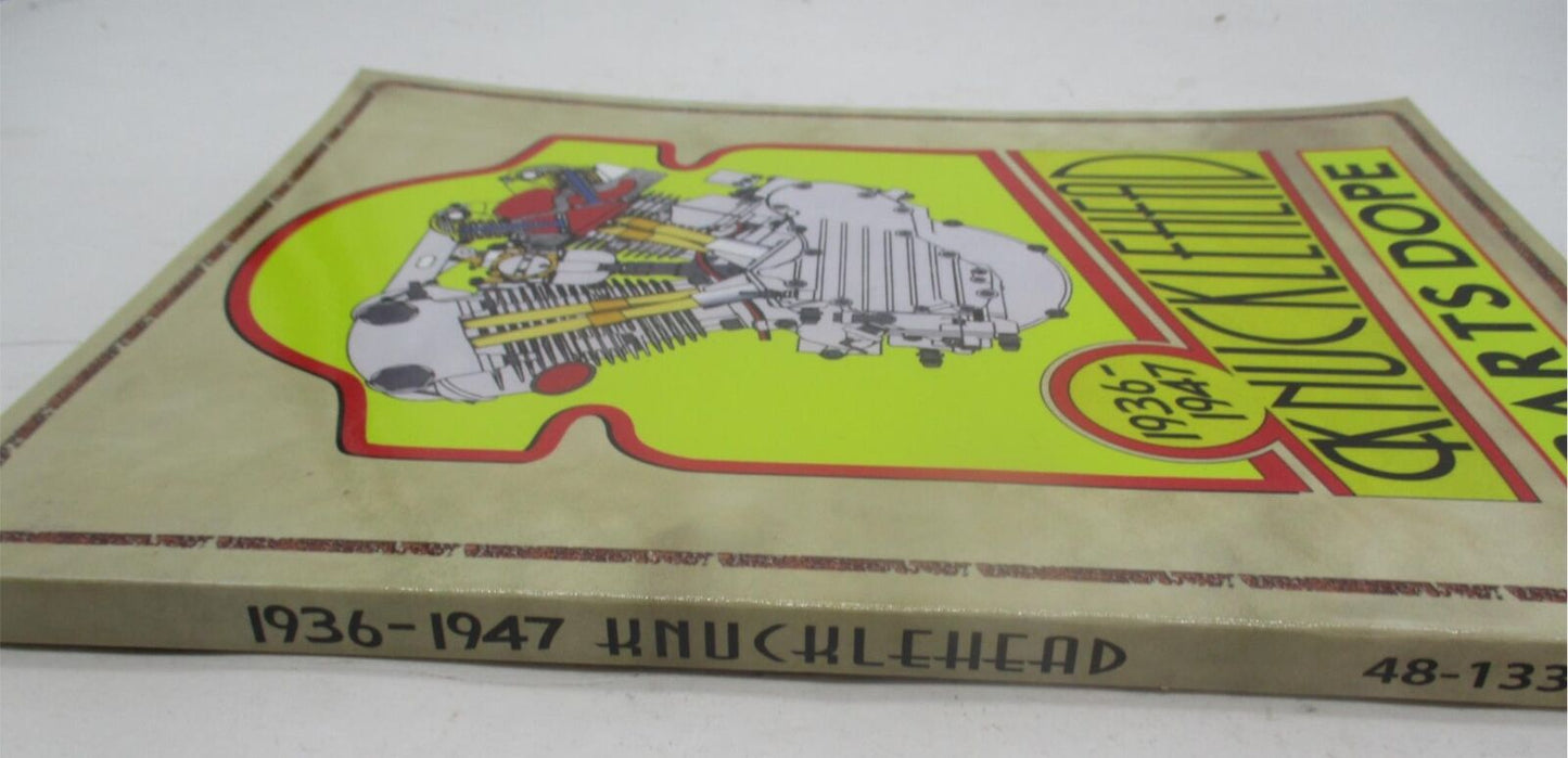 V-Twin 48-1331 Harley Davidson Knucklehead Parts Dope Reference Guide 1936-1947