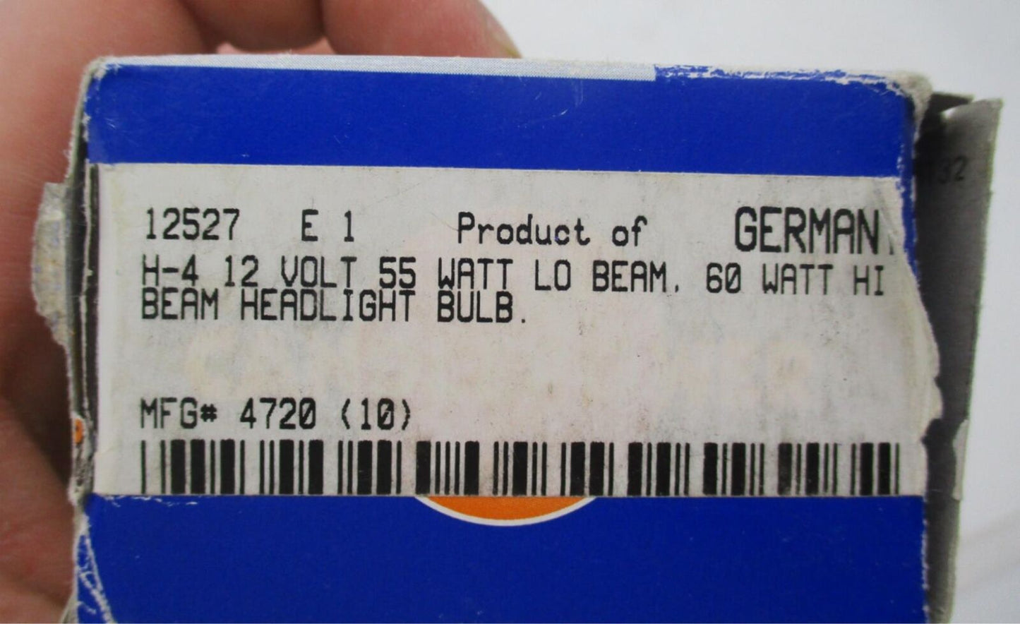 Motorcycle Candle Power Headlight Bulb 60W H4 12527 55 / 60 watt