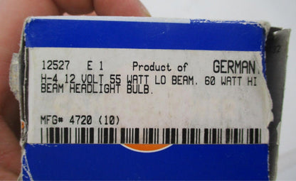 Motorcycle Candle Power Headlight Bulb 60W H4 12527 55 / 60 watt