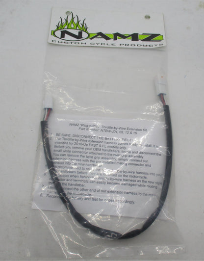 Harley Davidson Namz  NTBW-J15 NOS Throttle By Wire Extension Harness 15" 486430