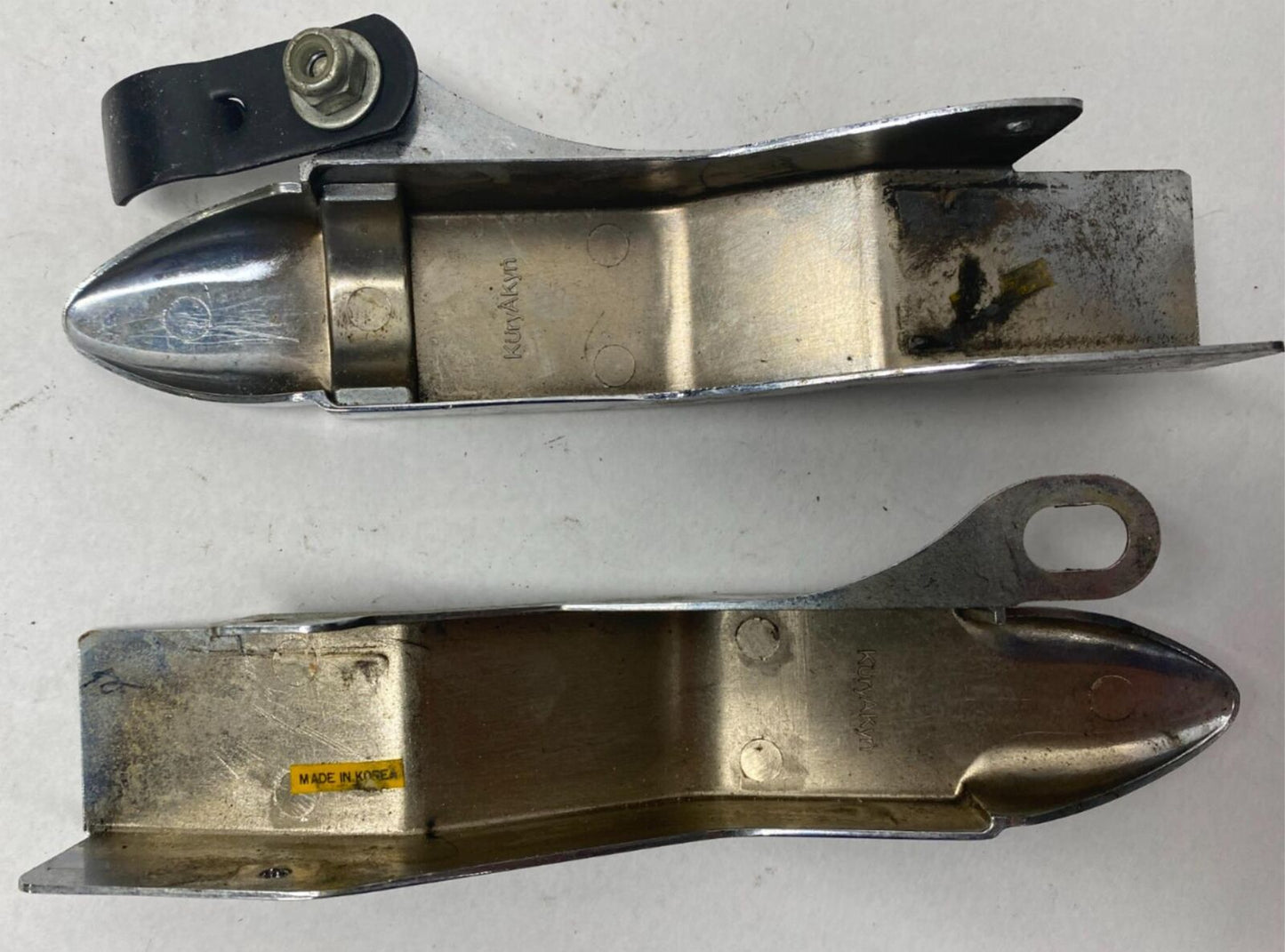 Harley Kuryakyn Chrome Swingarm Axle Covers Pair