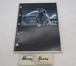 Harley Davidson Official Factory 2001 XLH Parts Catalog 99451-01