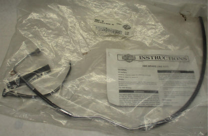 Harley Davidson Genuine NOS 48947-10 Diamond Black Brake Line Kit Abs Mid-489